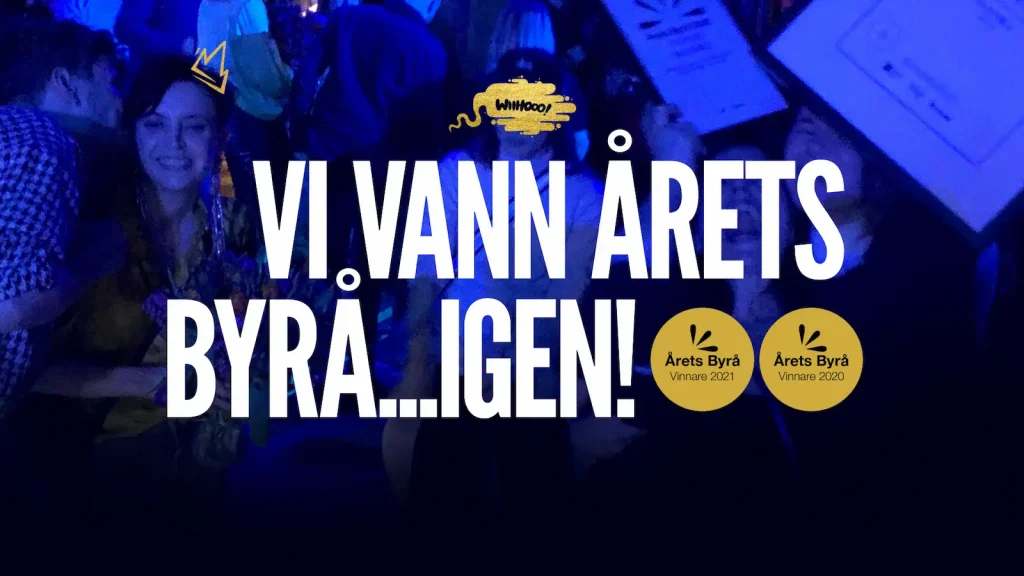 vi vann årets byrå igen