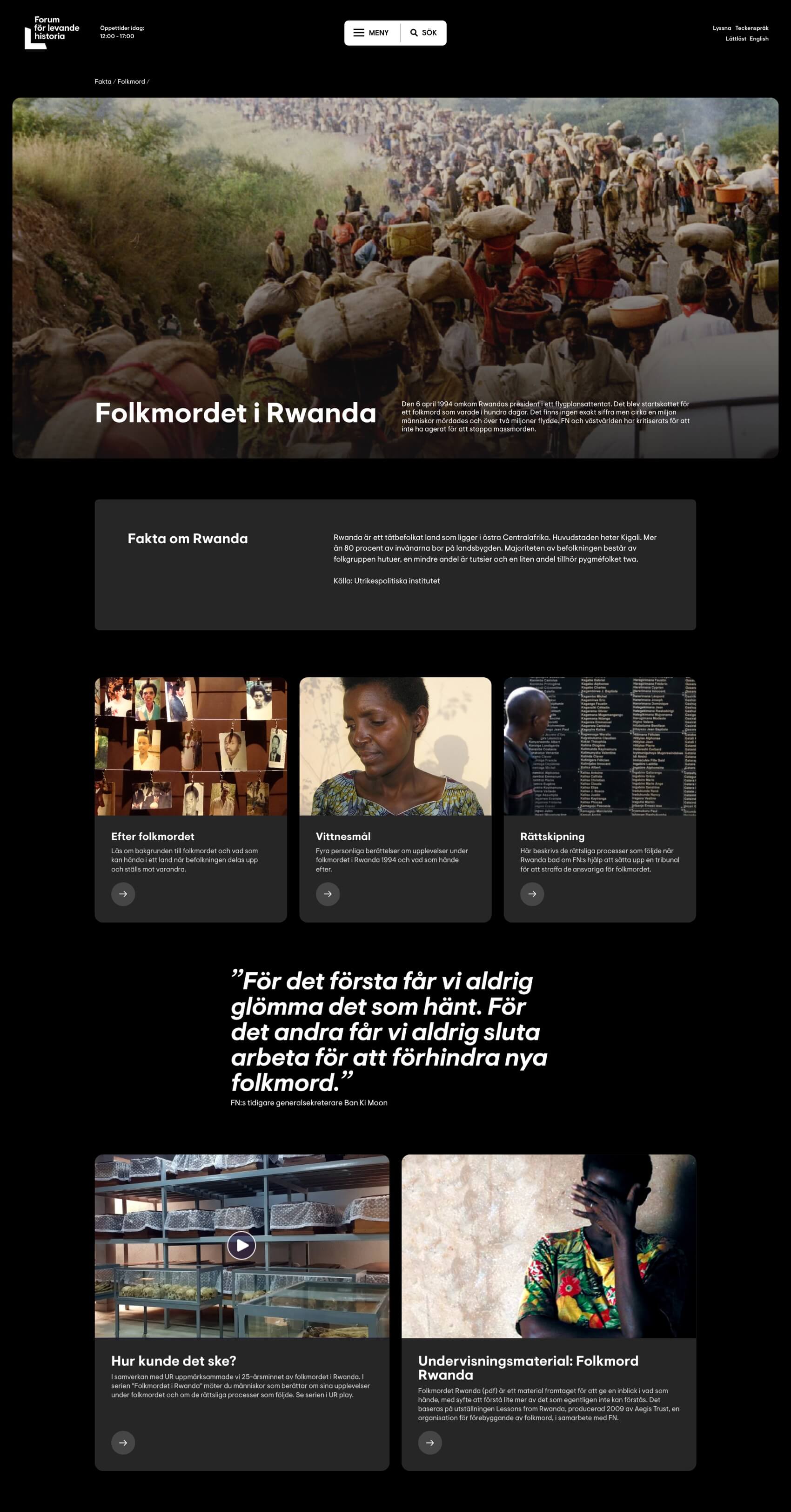 FLH folkmordet i rwanda